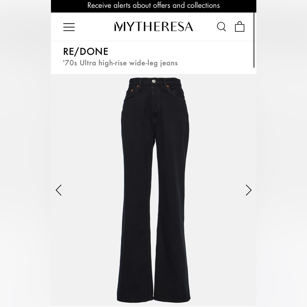 Re/Done 70’s Ultra High-Rise Wide-Leg Jean